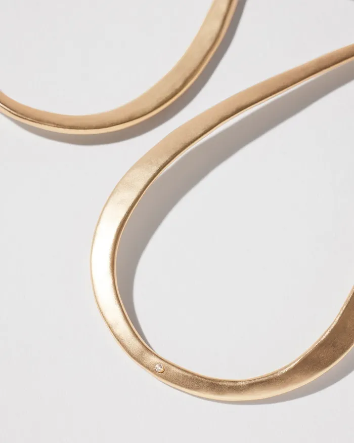 Chico039s Gold Tone Hoop Earrings Gold Women Earrings