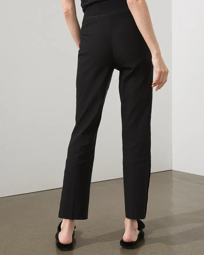 Chico039s Juliet Button Hem Ankle Pants Smokey Taupe Women Pants
