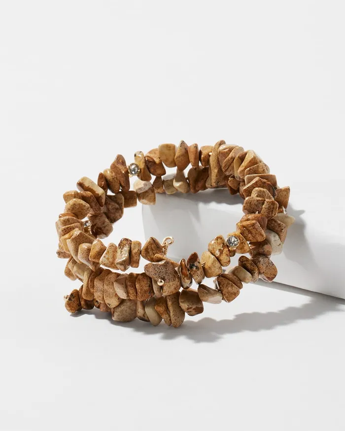 Chico039s Neutral Coil Bracelet Neutral Women Bracelets