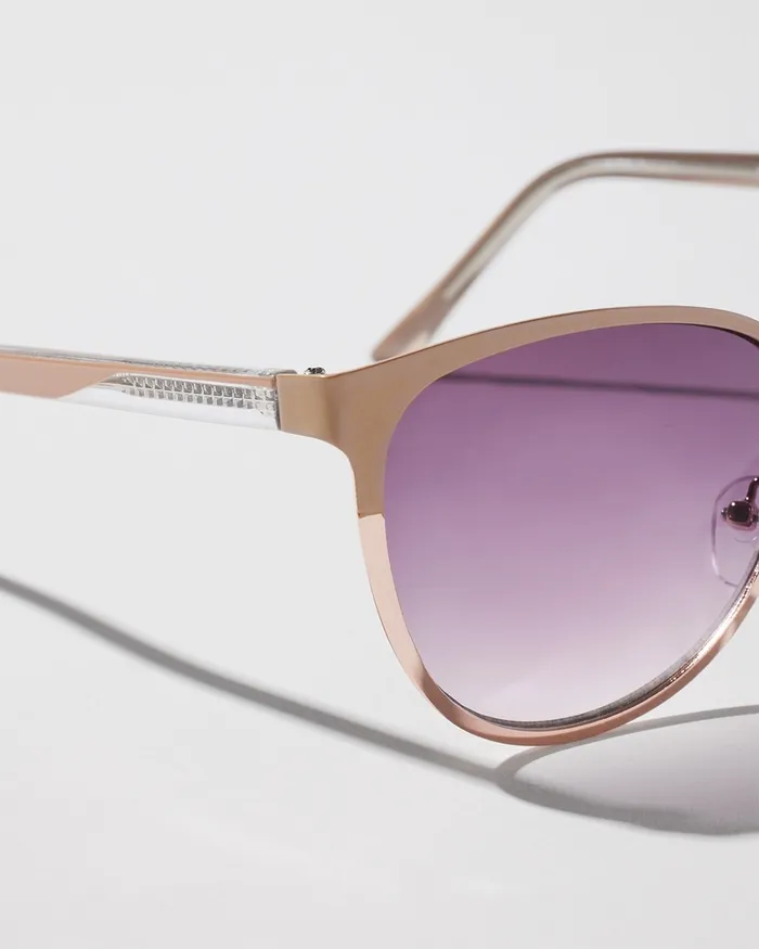 Chico039s Nude Cateye Sunglasses Nude Women Eyewear