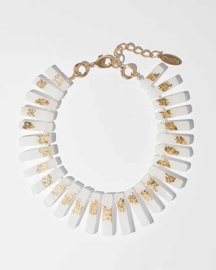 Chico039s Quartz Bib Necklace Quartz Women Necklaces