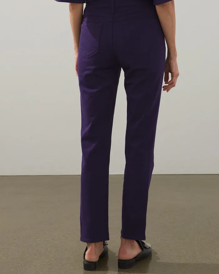 Chico039s So Slimming Girlfriend Ankle Jeans Deep Chianti Women Jeans and Denim
