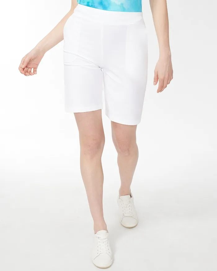 Chico039s Zenergy UPF Neema Beach Shorts Alabaster Women Pants