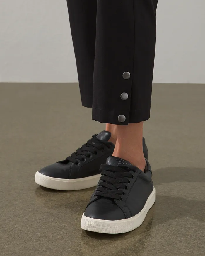 Chico039s Zenergy UPF Snap Detail Crops Classic Navy Women Pants