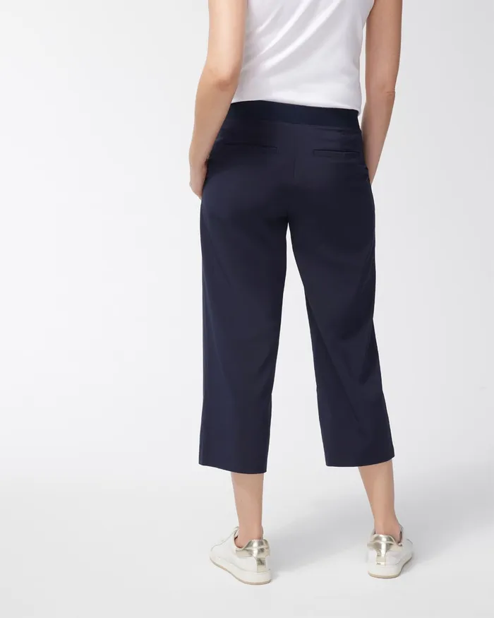 Chico039s Zenergy UPF Wide Leg Crops Classic Navy Women Pants