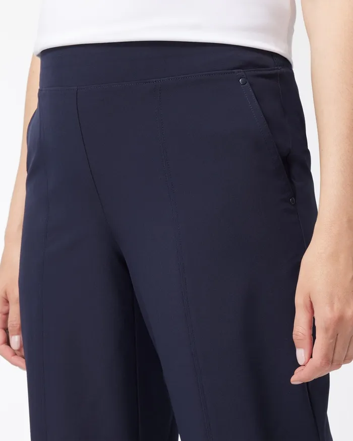 Chico039s Zenergy UPF Wide Leg Crops Classic Navy Women Pants