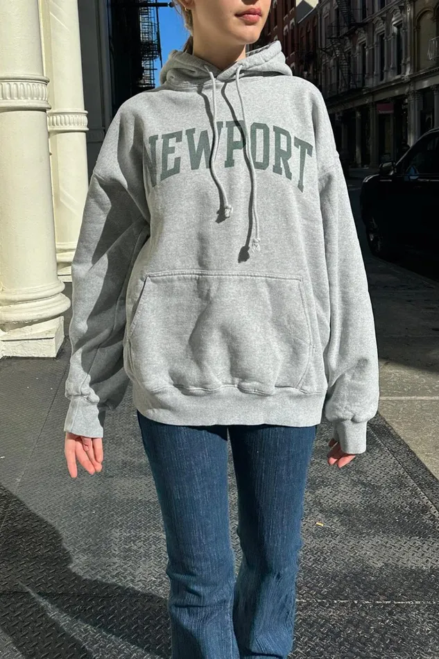Christy Newport Hoodie Women Brandy Melville Graphics