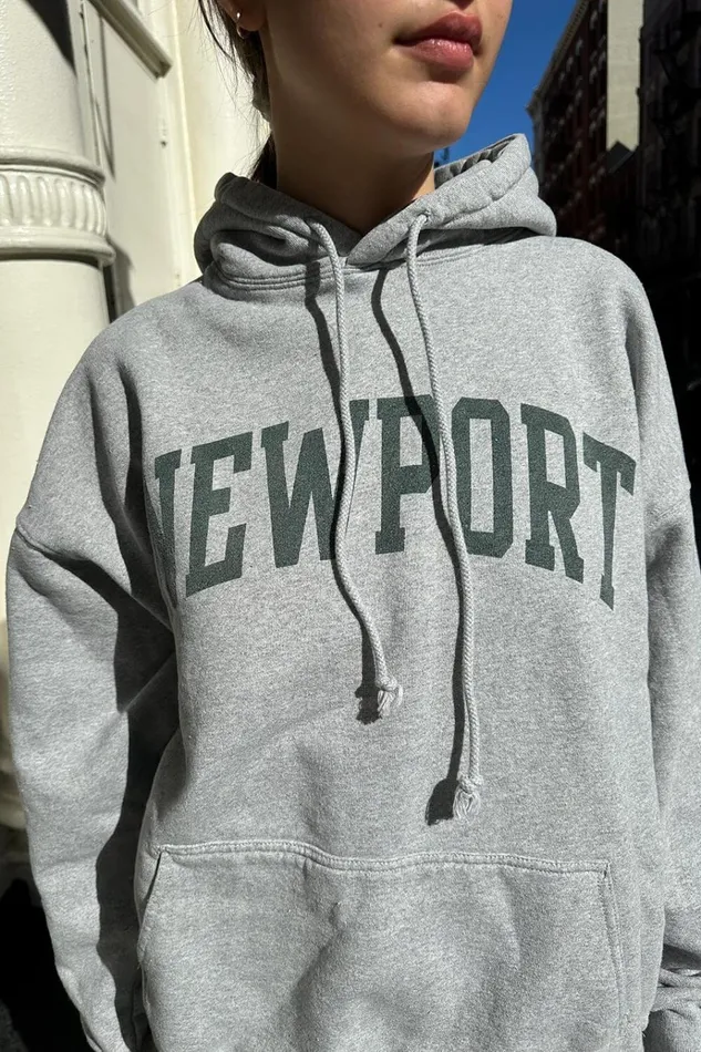 Christy Newport Hoodie Women Brandy Melville Graphics