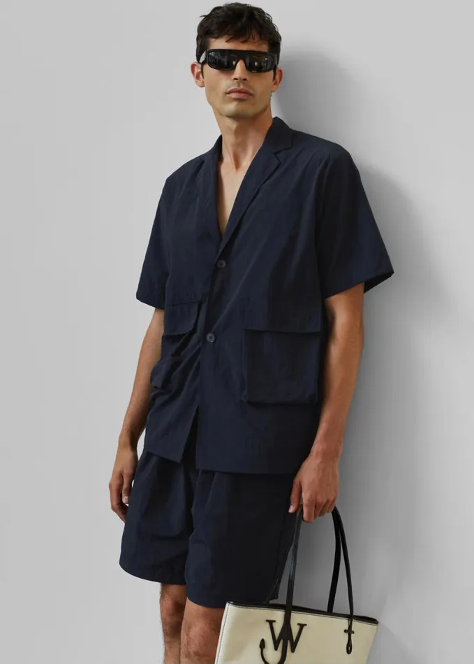 Clothing Men The Frankie Shop Axel Shorts 8211 Navy