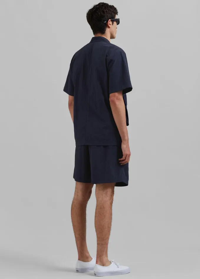 Clothing Men The Frankie Shop Axel Shorts 8211 Navy