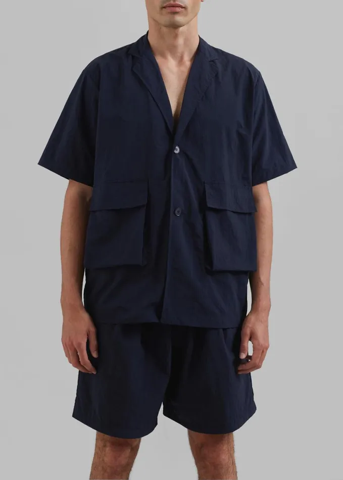 Clothing Men The Frankie Shop Axel Shorts 8211 Navy