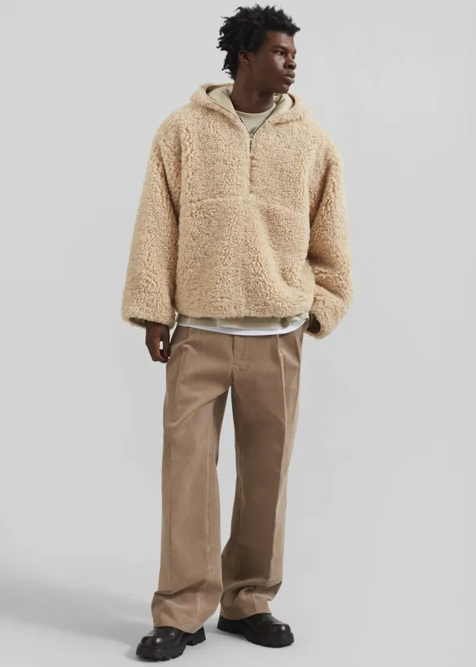 Clothing Men The Frankie Shop Beo Corduroy Suit Pants 8211 Latte