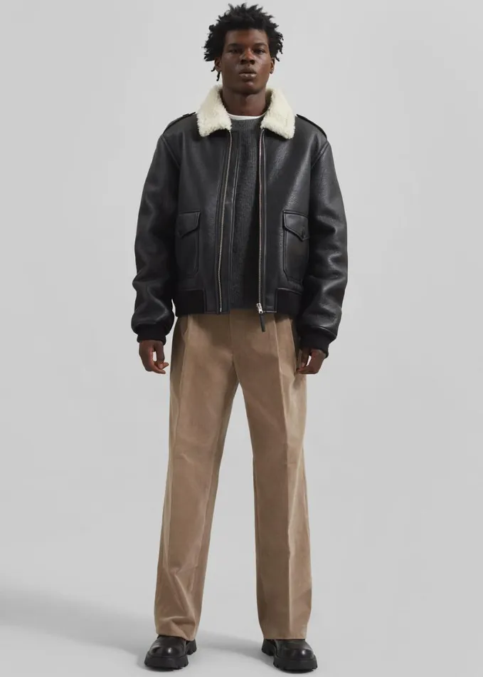 Clothing Men The Frankie Shop Beo Corduroy Suit Pants 8211 Latte
