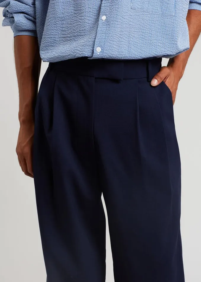 Clothing Men The Frankie Shop Beo Suit Pants 8211 Blue