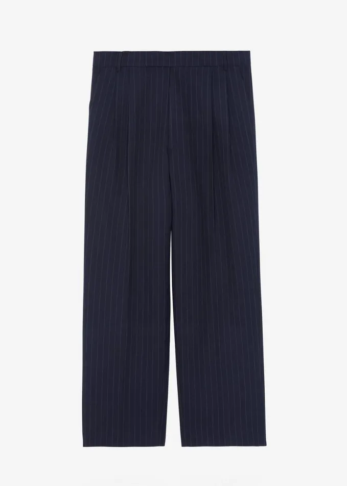 Clothing Men The Frankie Shop Beo Suit Pants 8211 NavyWhite Pinstripe