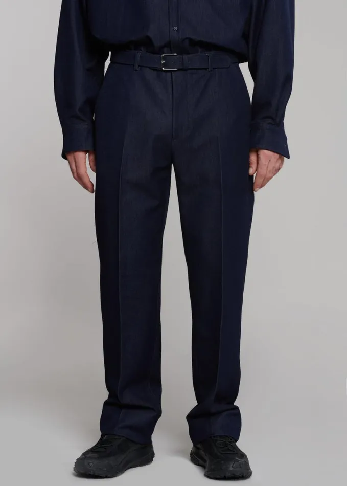Clothing Men The Frankie Shop Mason Trousers 8211 Indigo