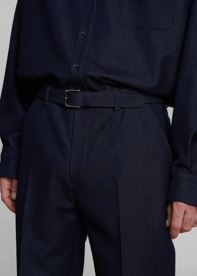 Clothing Men The Frankie Shop Mason Trousers 8211 Indigo