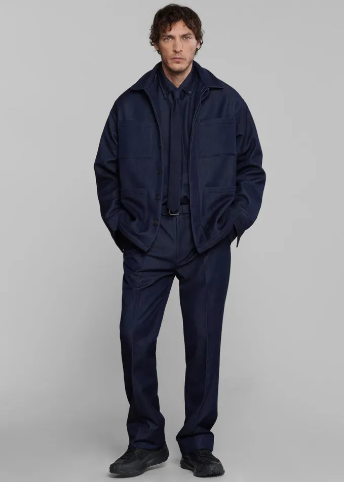 Clothing Men The Frankie Shop Mason Trousers 8211 Indigo