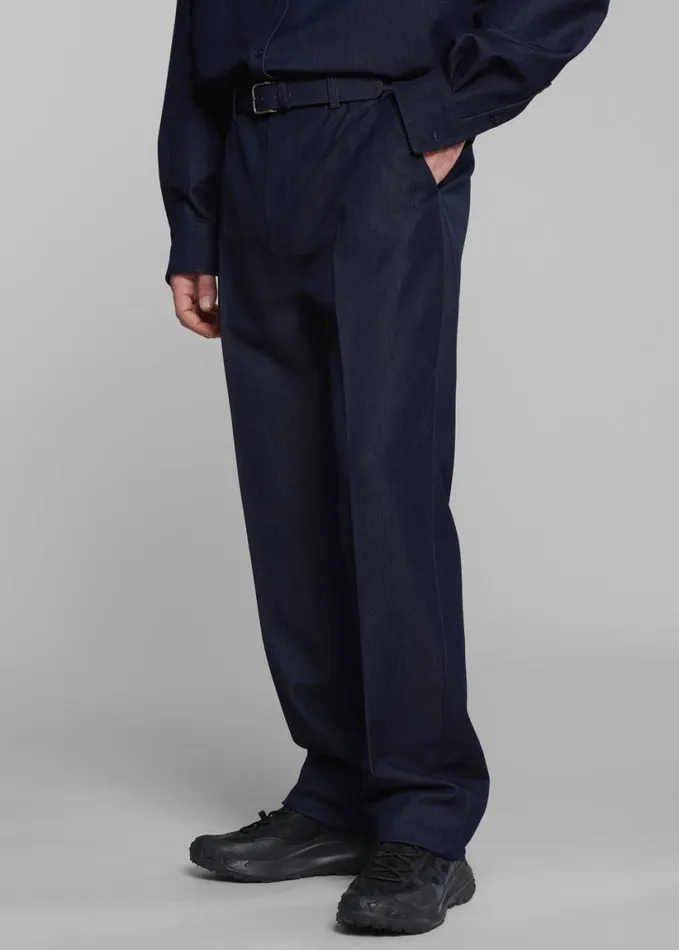 Clothing Men The Frankie Shop Mason Trousers 8211 Indigo