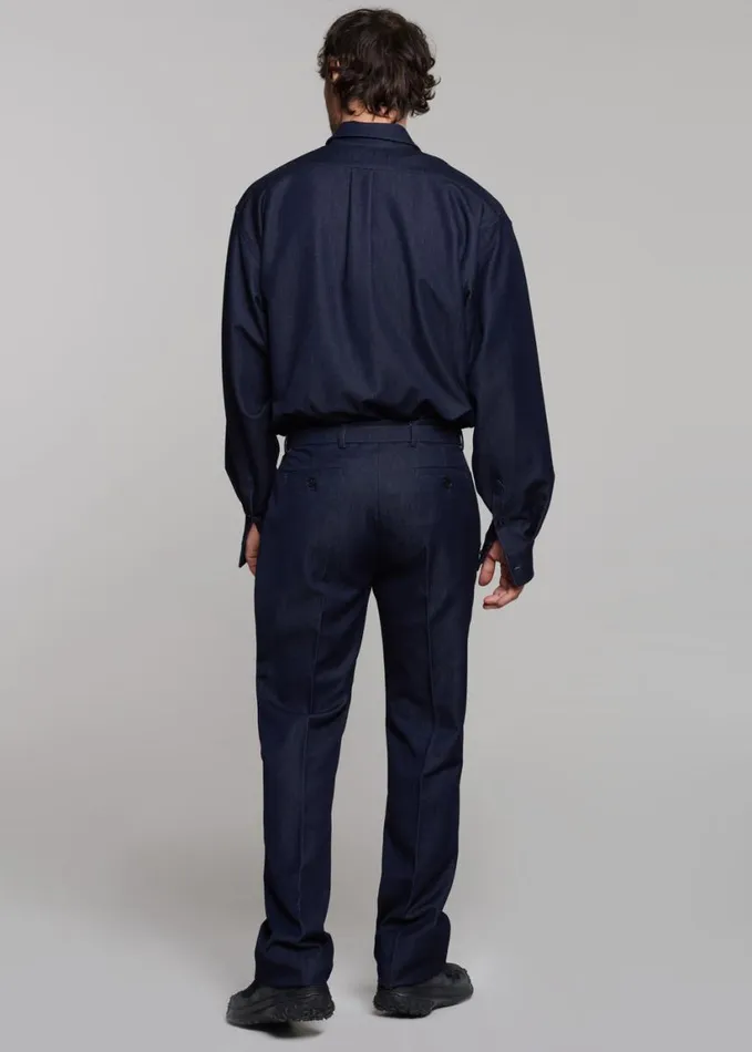Clothing Men The Frankie Shop Mason Trousers 8211 Indigo
