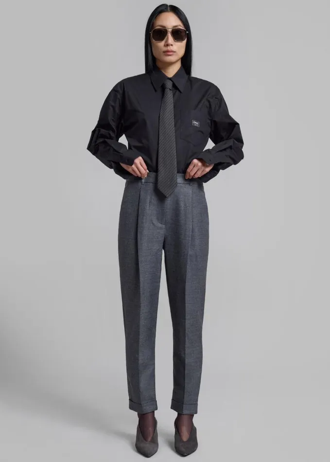 Clothing Women The Frankie Shop 31 Phillip Lim Carrot Pant 8211 Grey Melange