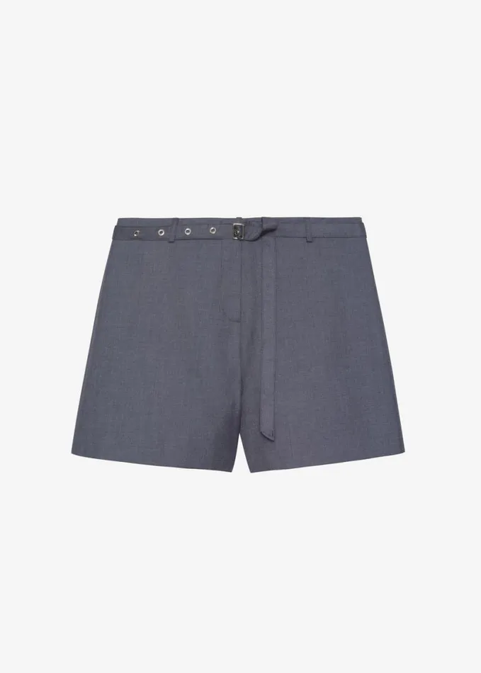 Clothing Women The Frankie Shop Alynn Mini Shorts 8211 Grey