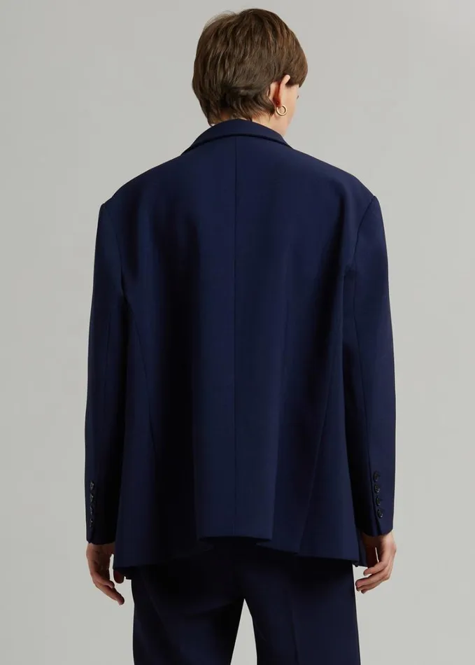 Clothing Women The Frankie Shop Bea Blazer 8211 Midnight Blue