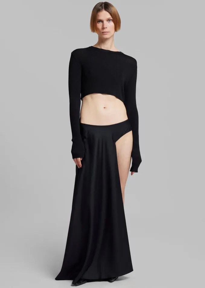 Clothing Women The Frankie Shop Christopher Esber Talus Tailored Mono Skirt 8211 Black