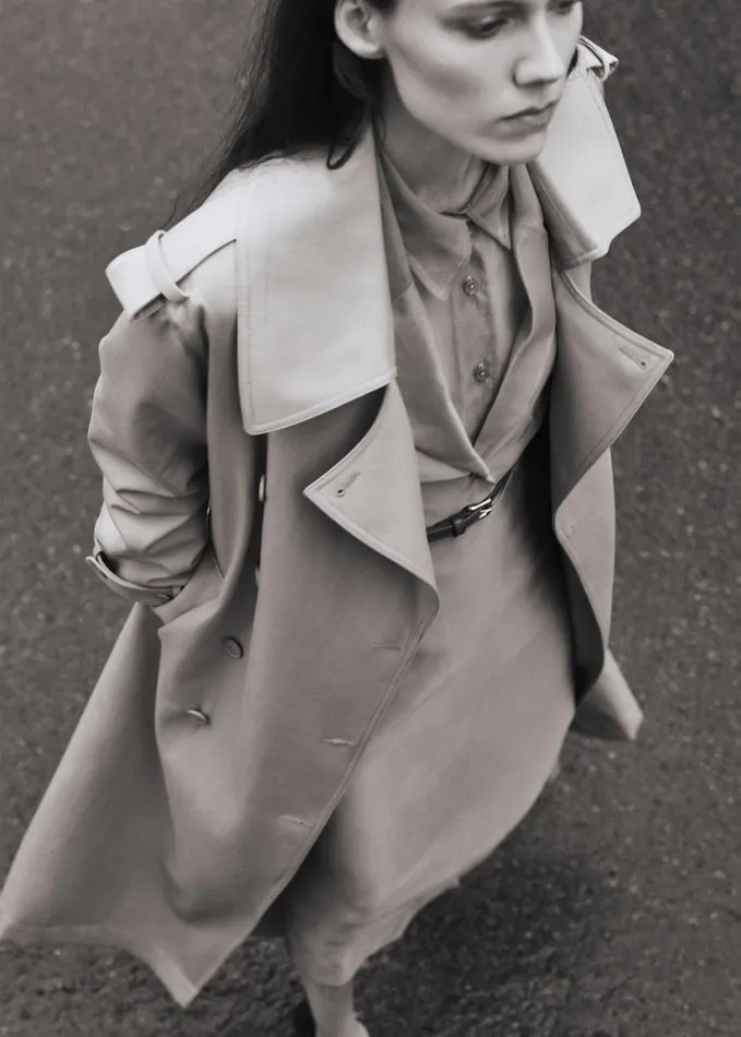Clothing Women The Frankie Shop Coline Trench Coat 8211 Beige