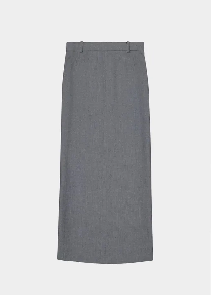 Clothing Women The Frankie Shop Eli Pencil Skirt 8211 Charcoal