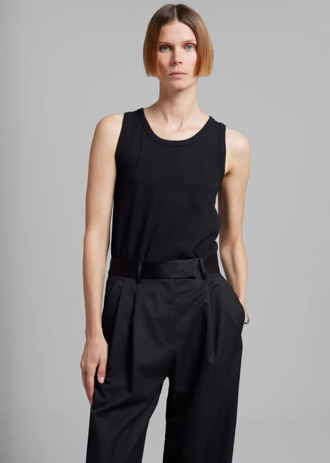 Clothing Women The Frankie Shop Esse Studios Tux Tailored Trousers 8211 Black
