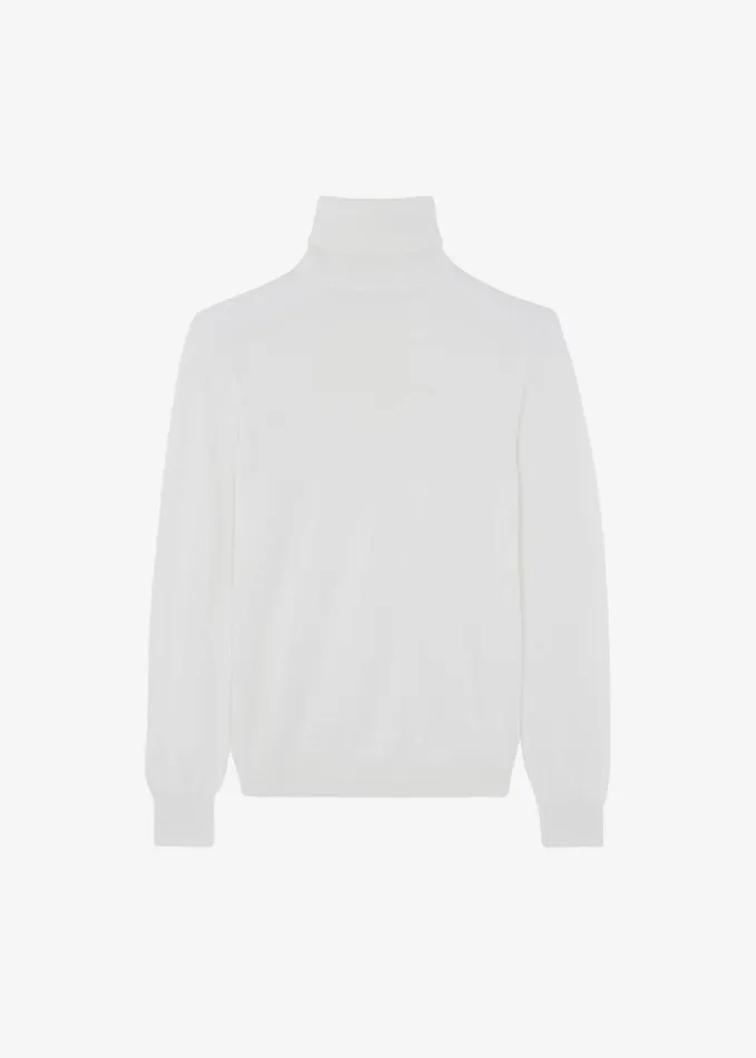 Clothing Women The Frankie Shop Eve Thin Turtleneck Sweater 8211 Ivory