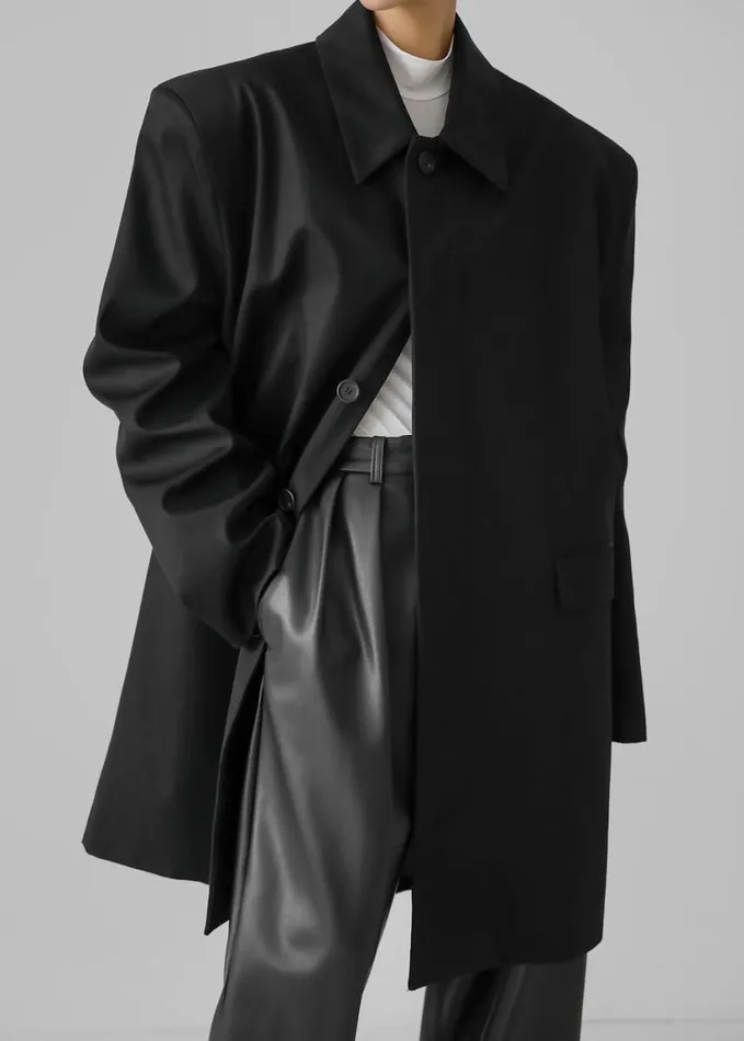 Clothing Women The Frankie Shop Ghent Padded Shoulder Trench 8211 Black