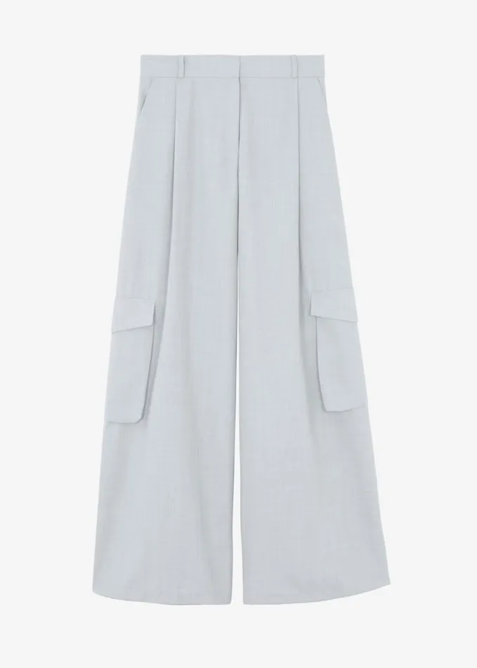 Clothing Women The Frankie Shop Gladys Cargo Pants 8211 Grey