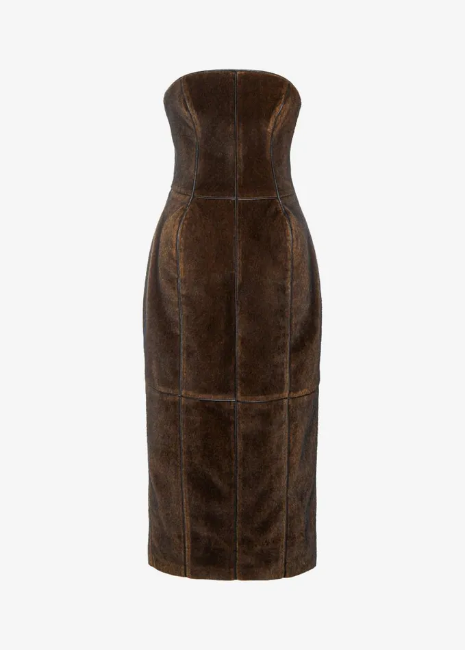 Clothing Women The Frankie Shop Gudu Dress 09 8211 Brown