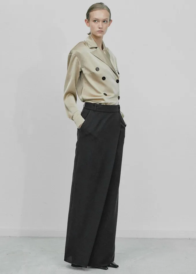 Clothing Women The Frankie Shop Gudu Top 01 8211 Beige