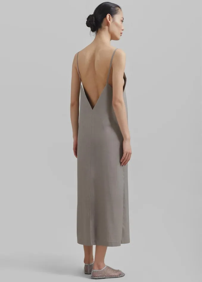 Clothing Women The Frankie Shop Hackney Dress 8211 Grey
