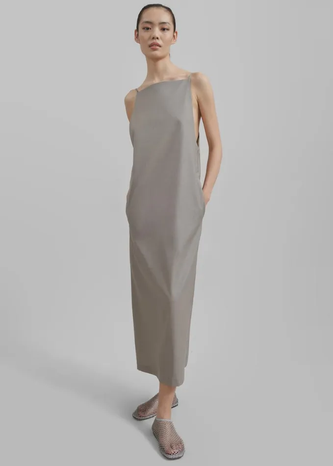 Clothing Women The Frankie Shop Hackney Dress 8211 Grey