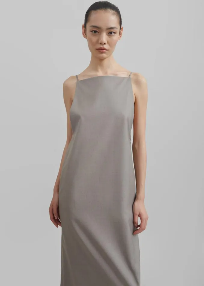 Clothing Women The Frankie Shop Hackney Dress 8211 Grey