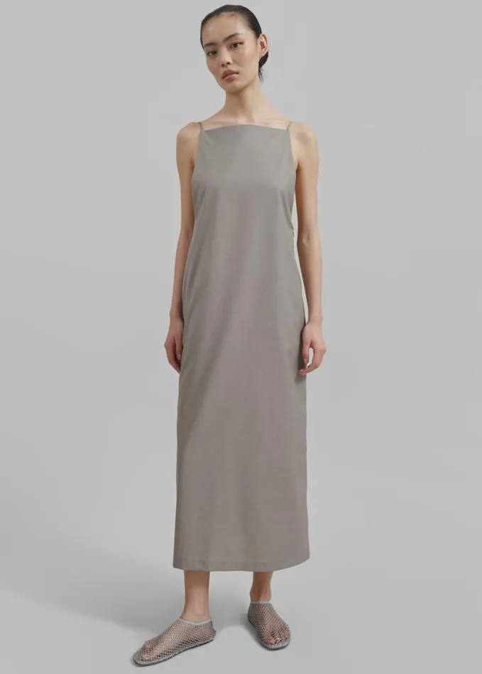 Clothing Women The Frankie Shop Hackney Dress 8211 Grey