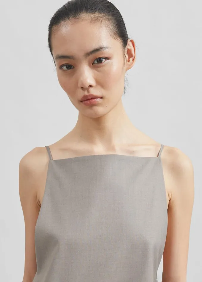 Clothing Women The Frankie Shop Hackney Dress 8211 Grey