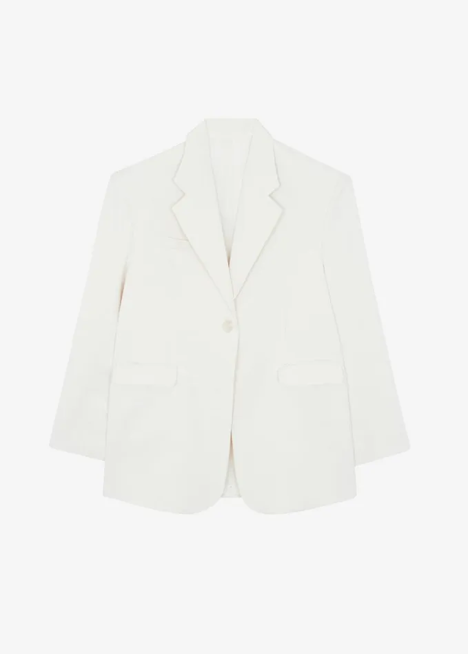 Clothing Women The Frankie Shop Indio Blazer 8211 Off White