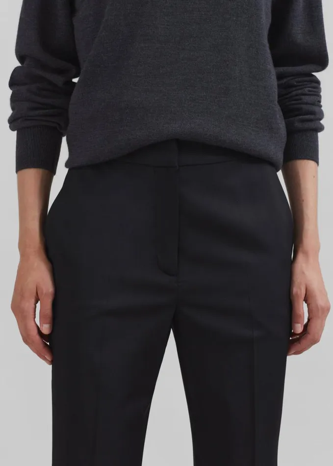 Clothing Women The Frankie Shop Loulou Studio Dorkas Pants 8211 Black