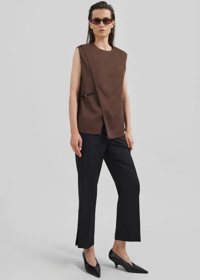 Clothing Women The Frankie Shop Loulou Studio Dorkas Pants 8211 Black