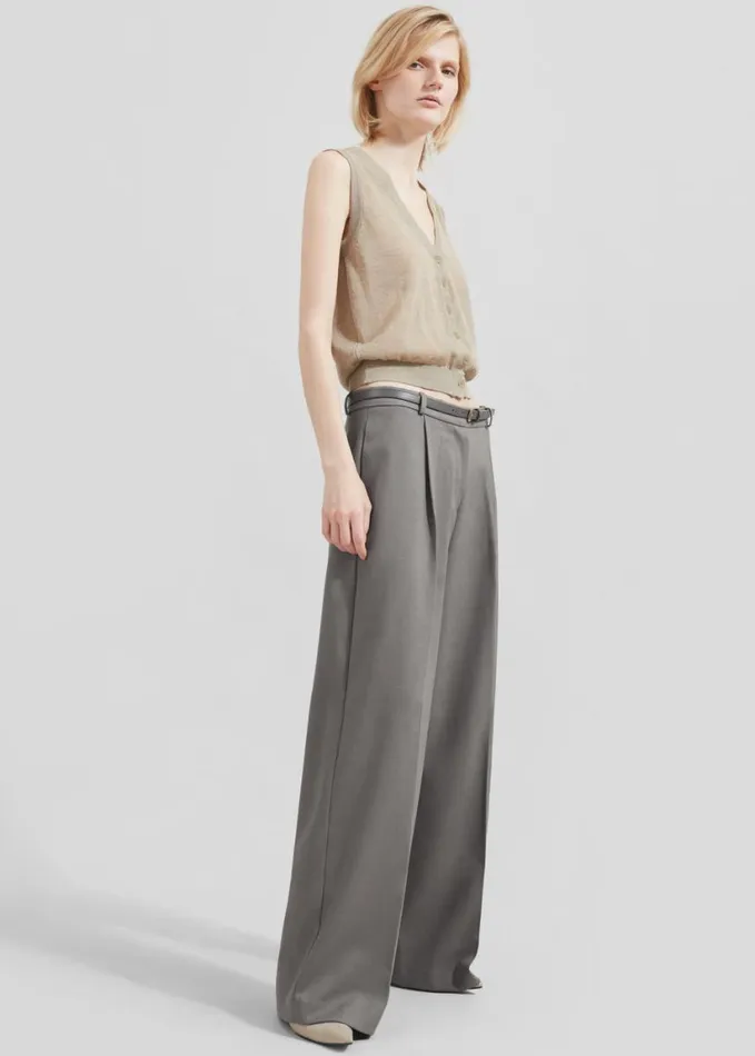 Clothing Women The Frankie Shop Maya Trousers 8211 Grey