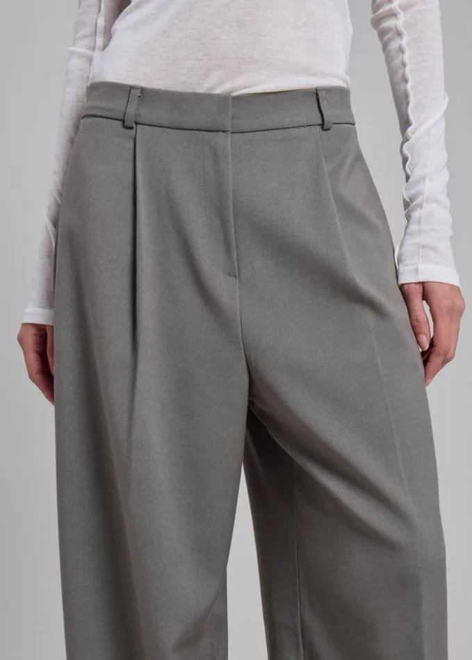 Clothing Women The Frankie Shop Maya Trousers 8211 Grey