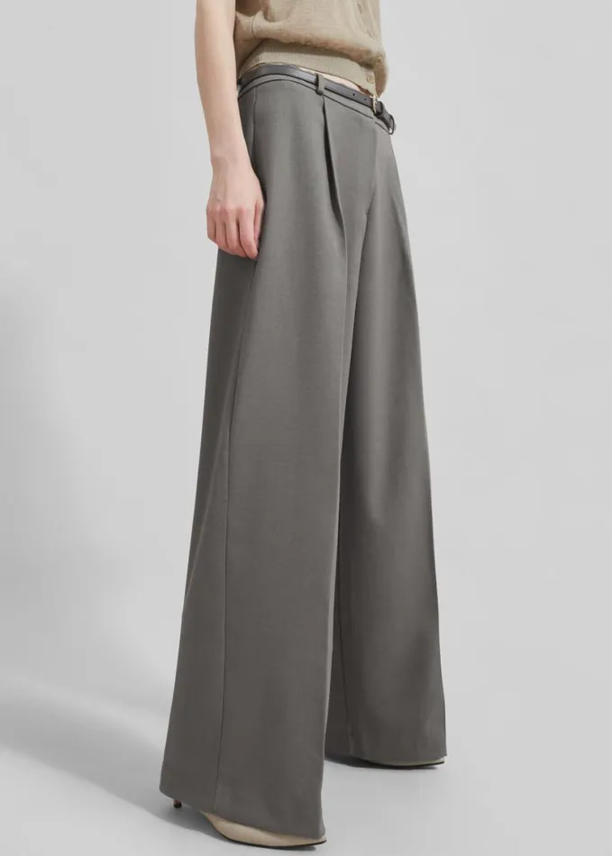 Clothing Women The Frankie Shop Maya Trousers 8211 Grey