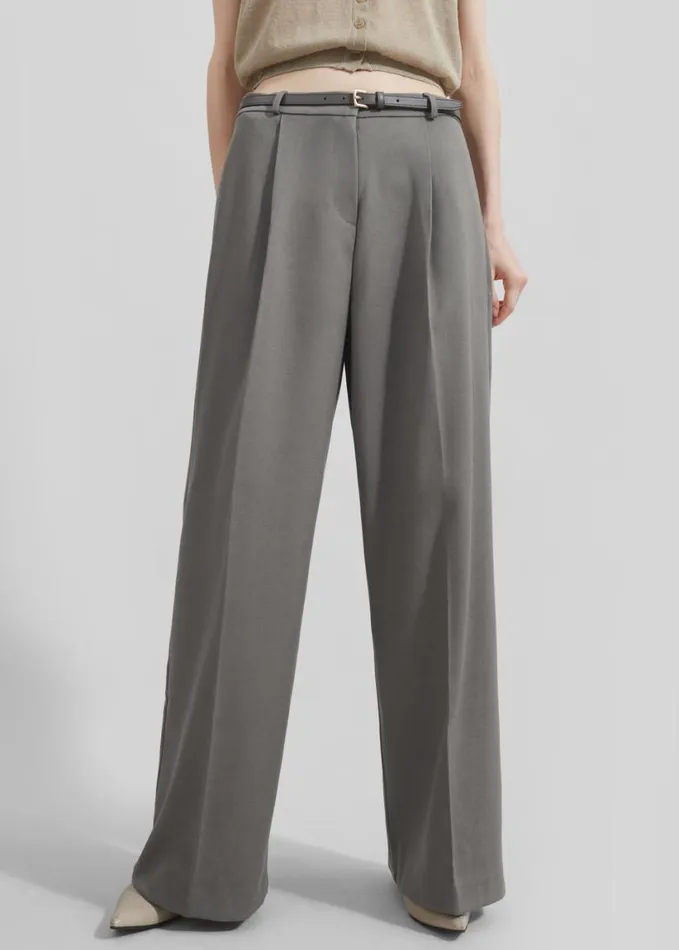 Clothing Women The Frankie Shop Maya Trousers 8211 Grey