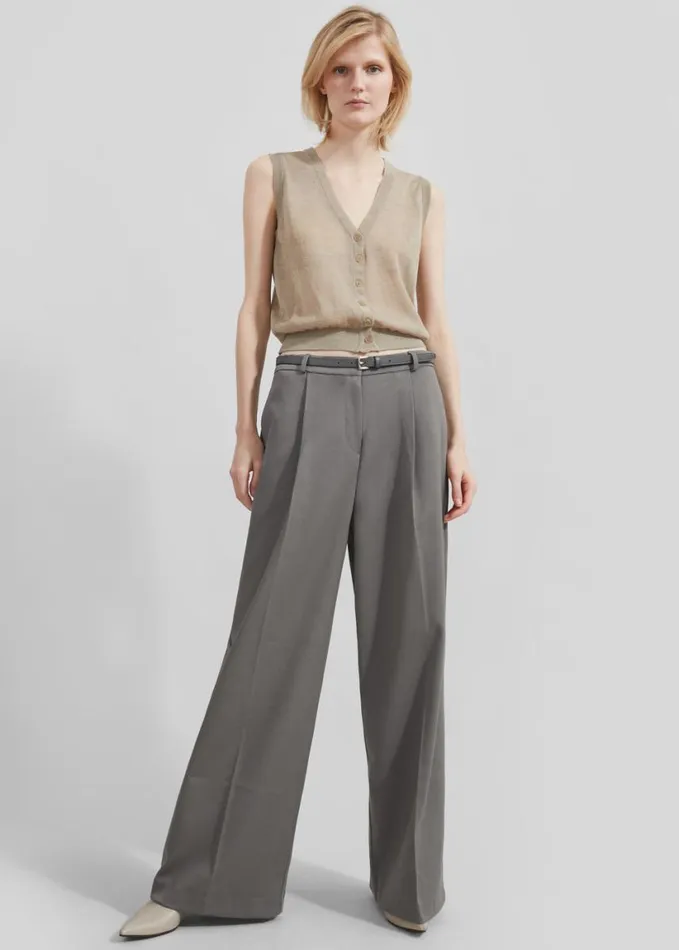 Clothing Women The Frankie Shop Maya Trousers 8211 Grey