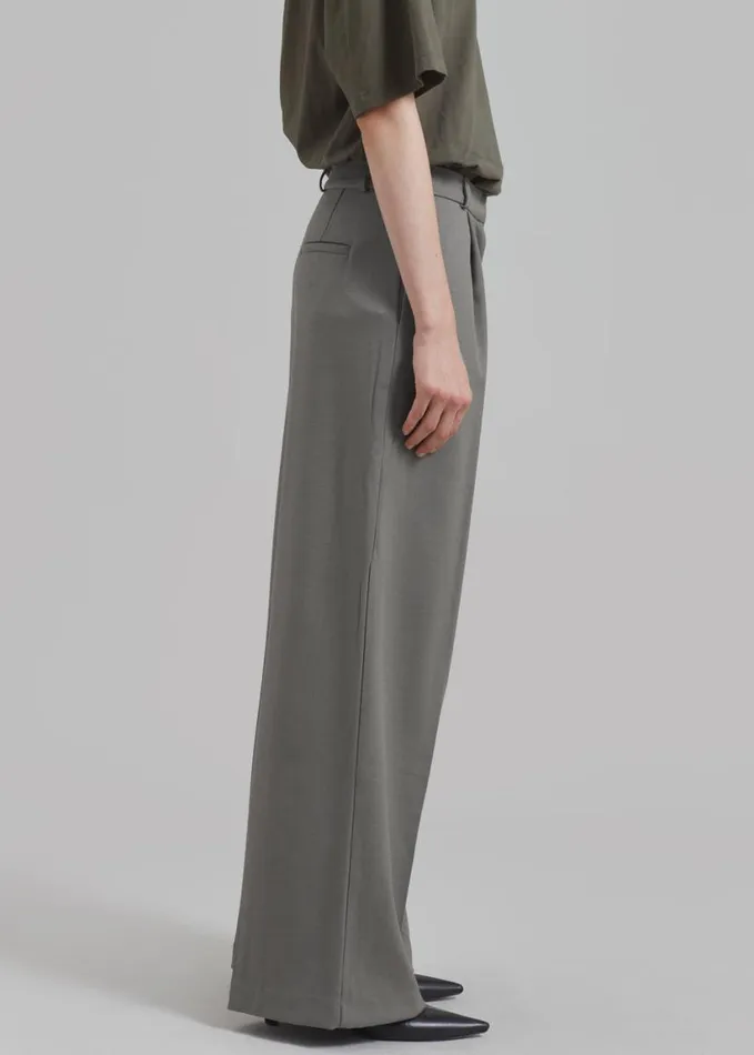 Clothing Women The Frankie Shop Maya Trousers 8211 Grey